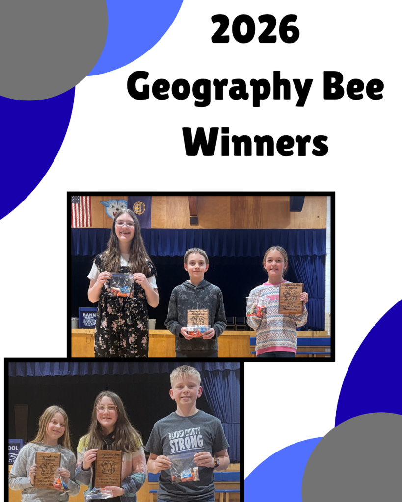 Students holding awards