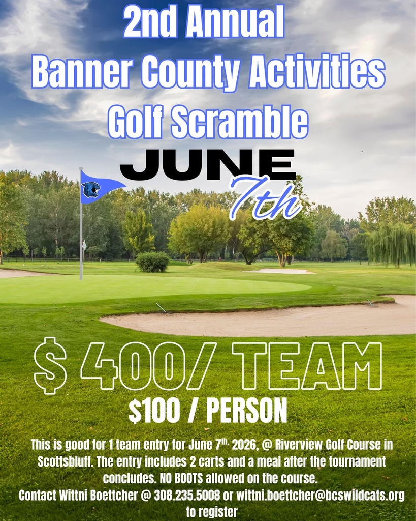 Flyer for Golf Scramble 