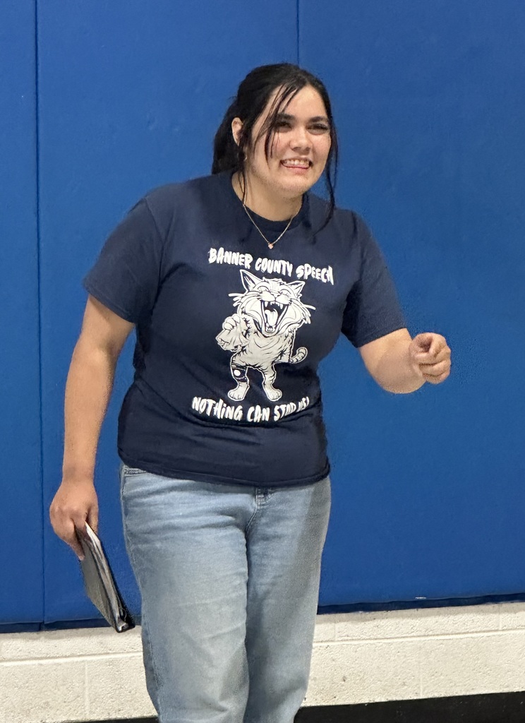 Student giving a speech
