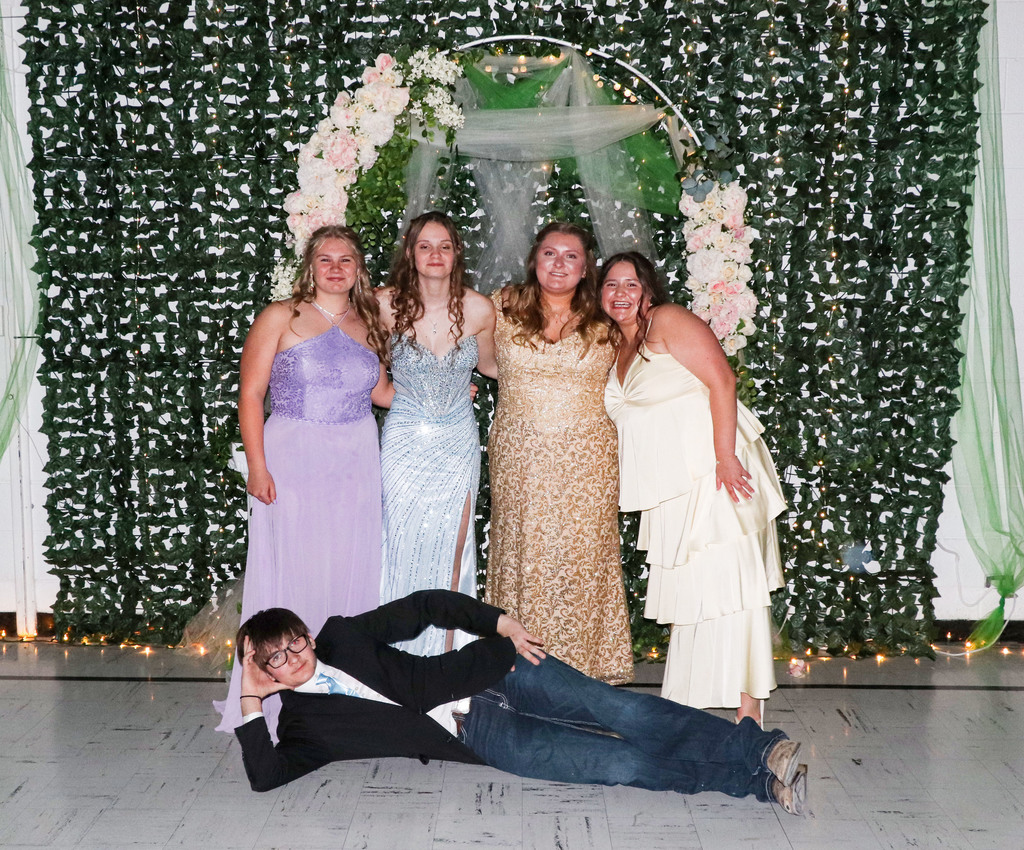 Group of students at prom