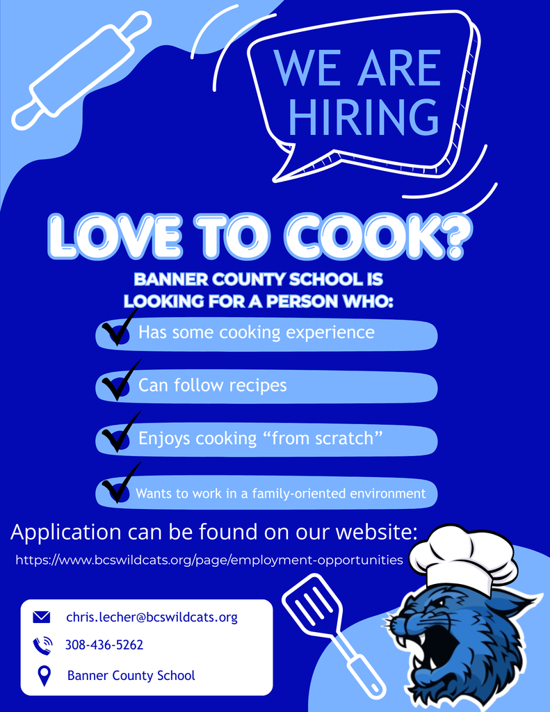 Add for cook wanted