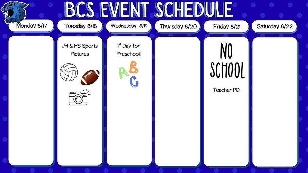 Weekly Events
