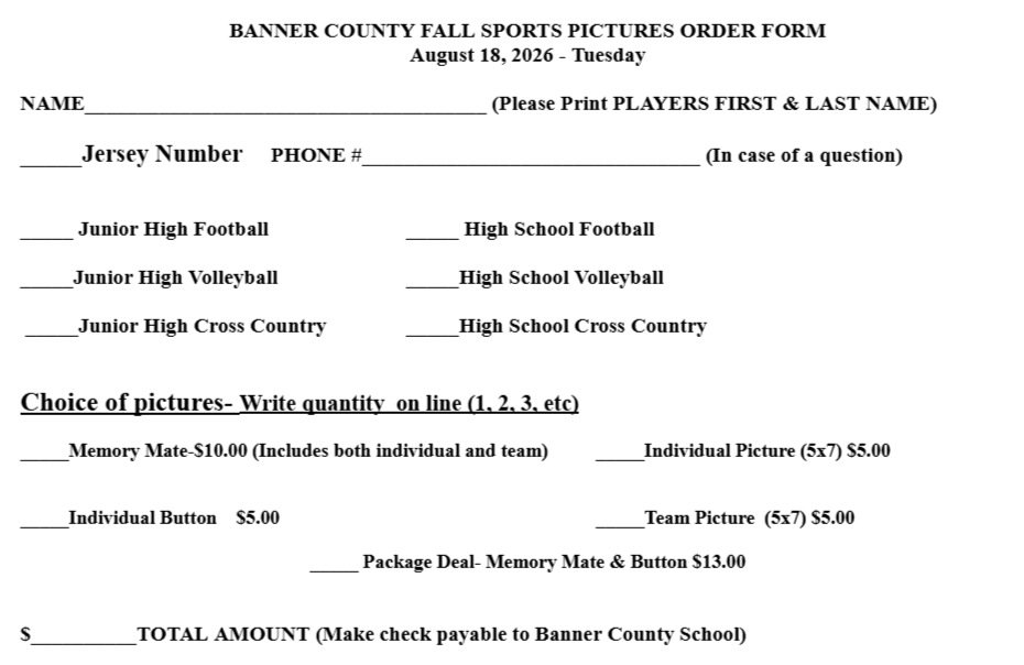 Order Form