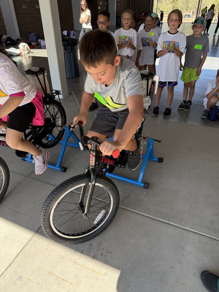 Student on a bike
