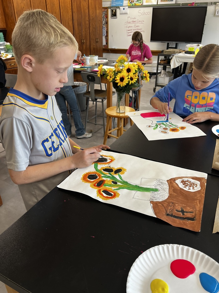 Students Painting