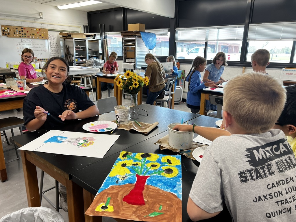 Students Painting