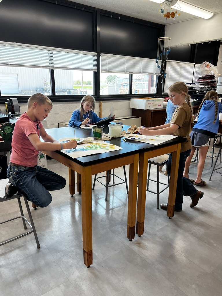 Students Painting