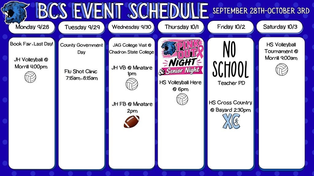 Week of September 28th