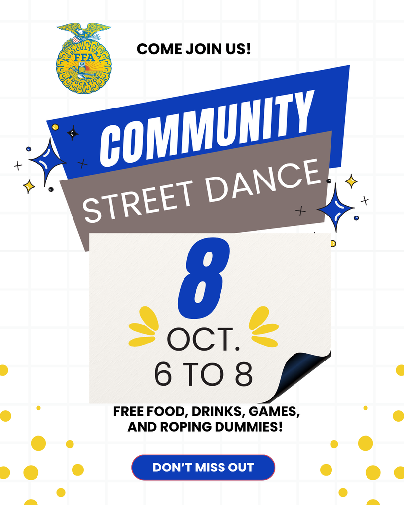 FFA Street Dance Oct. 8