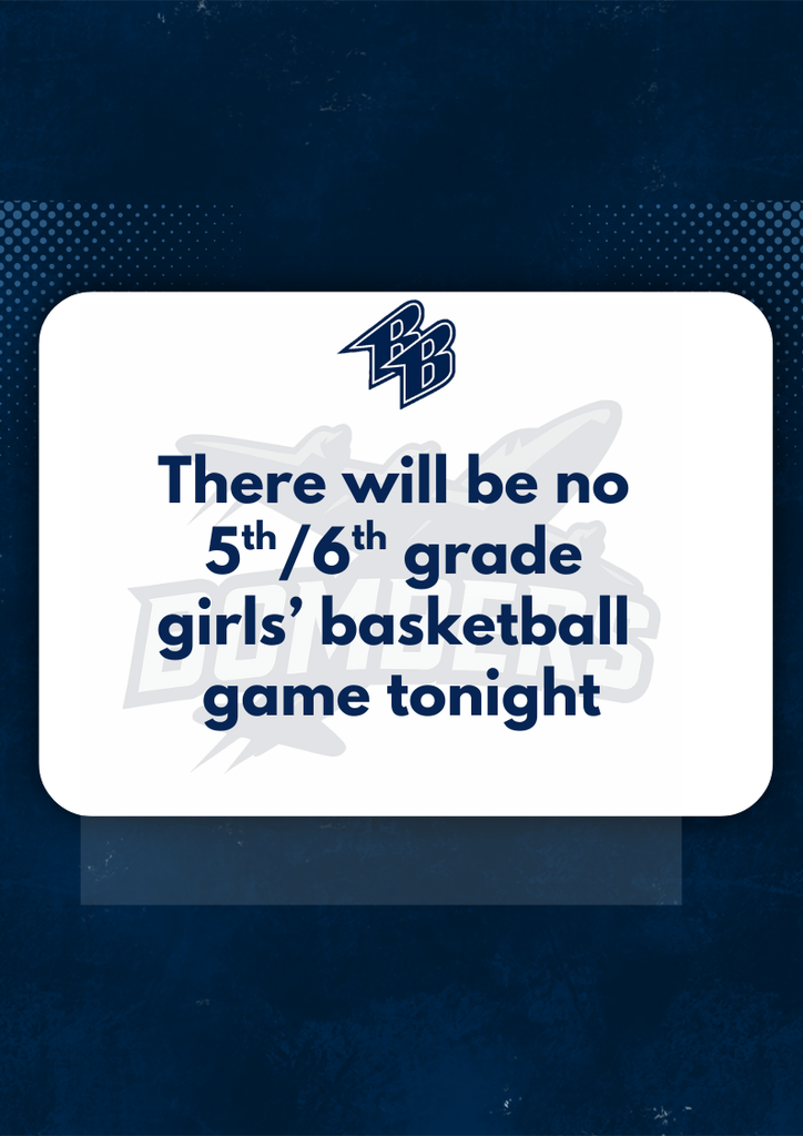 No 5/6 girls' game tonight
