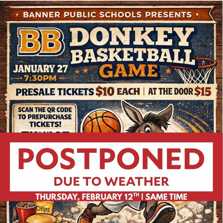 Donkey Basketball rescheduled! 