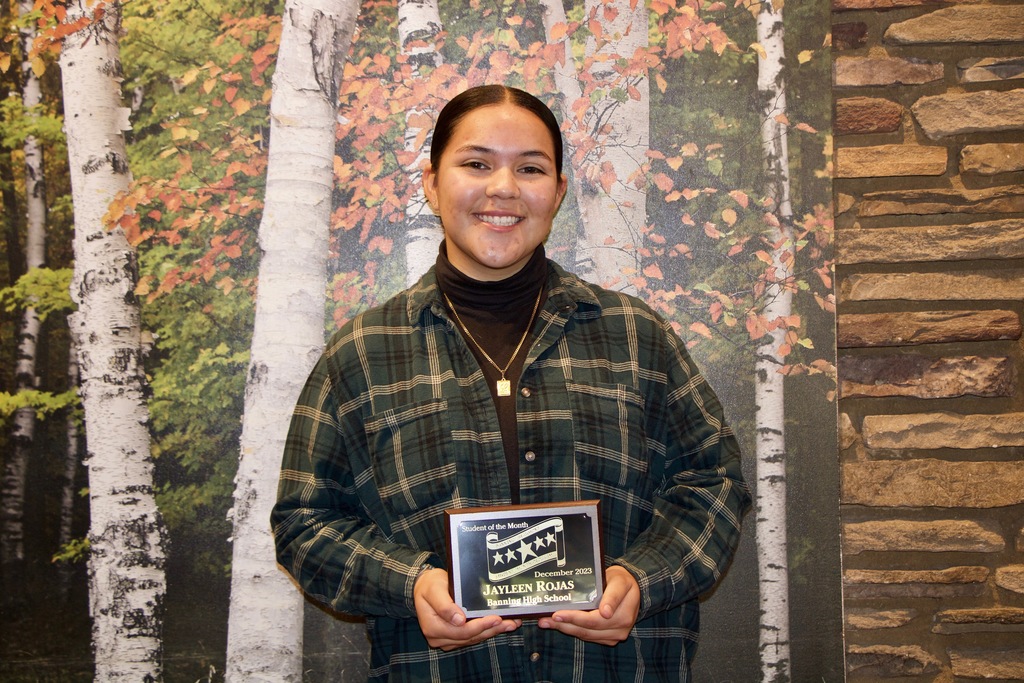 Banning High School December Student of the Month Jayleen Rojas
