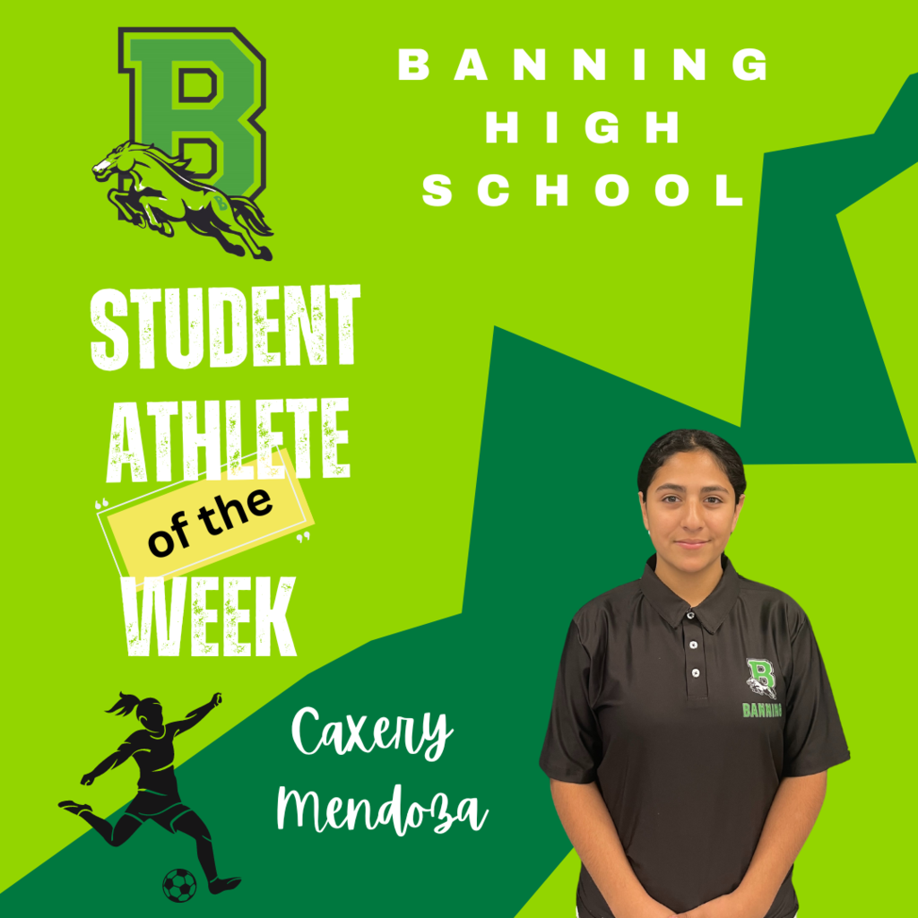 Banning HS Athlete of the Week Caxery Mendoza