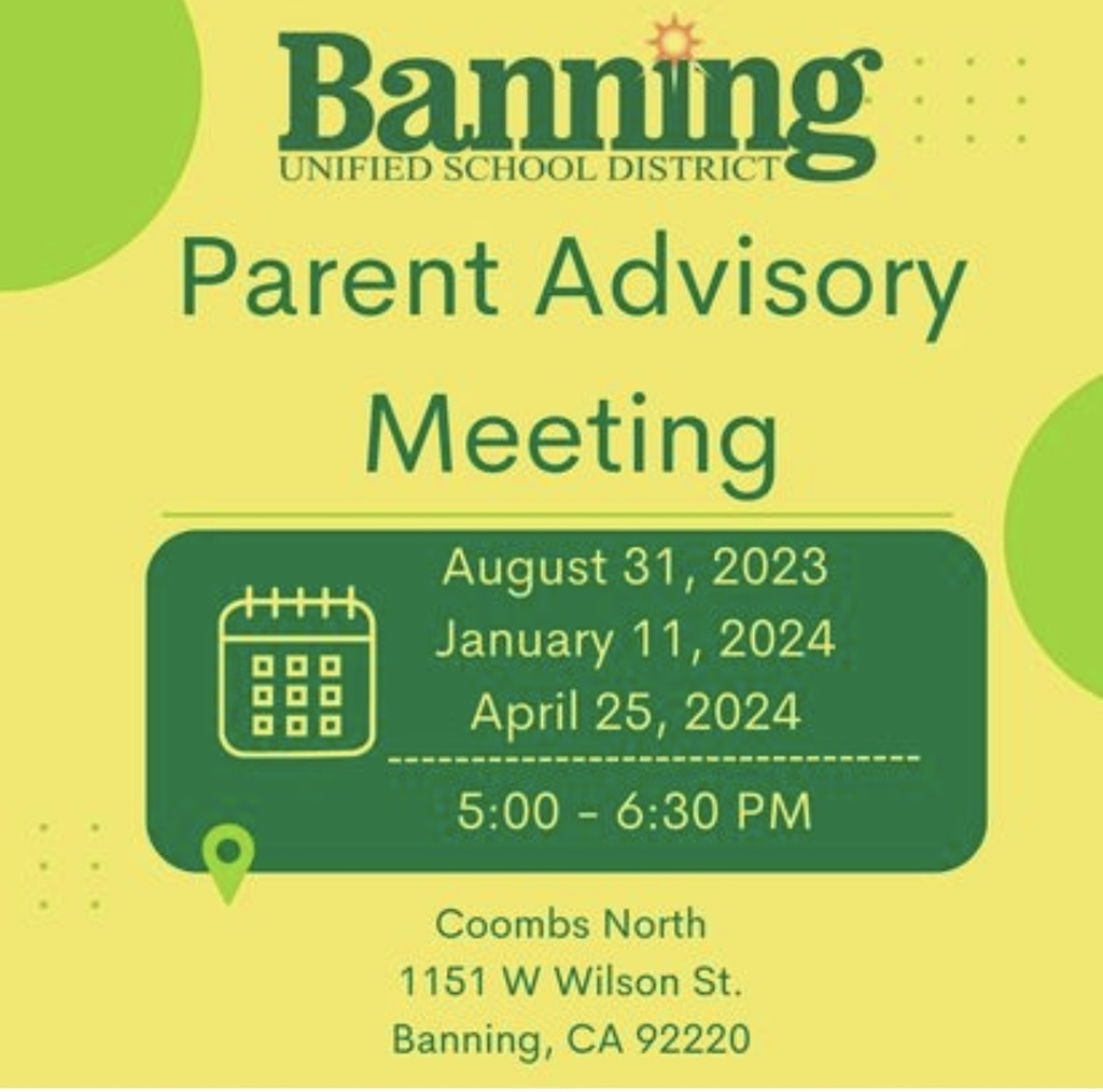 Parent Advisory Meeting