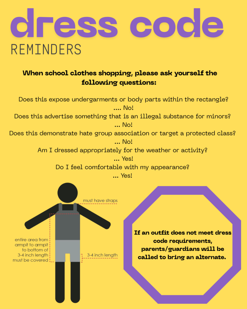 BAS dress code reminders