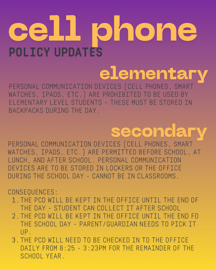 student cell phone guidelines