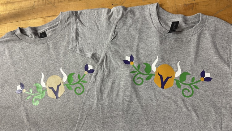 Ojibwa floral Viking shirts