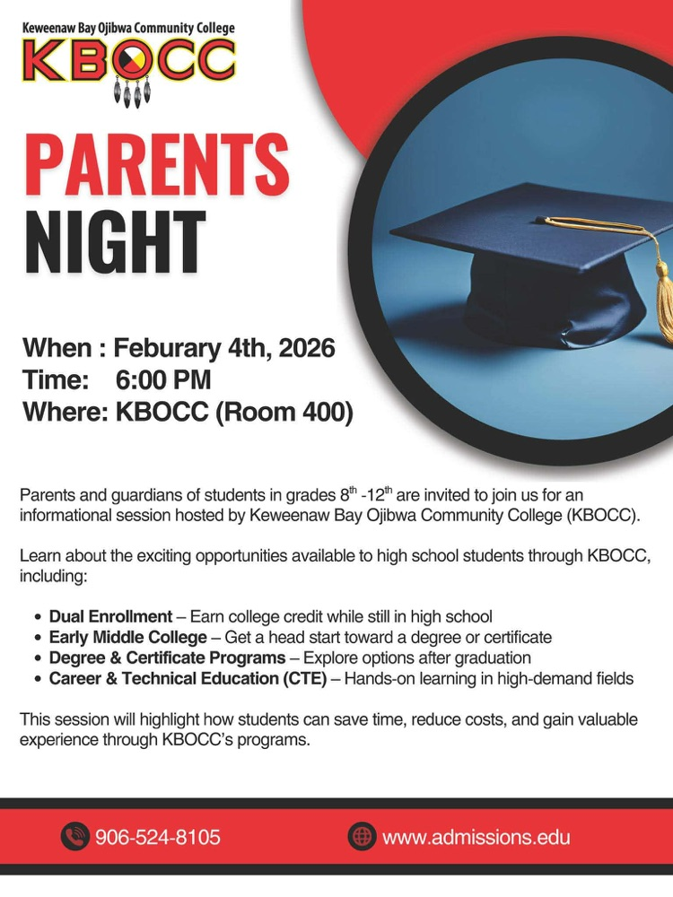 kbocc parents night for high school students feb 4