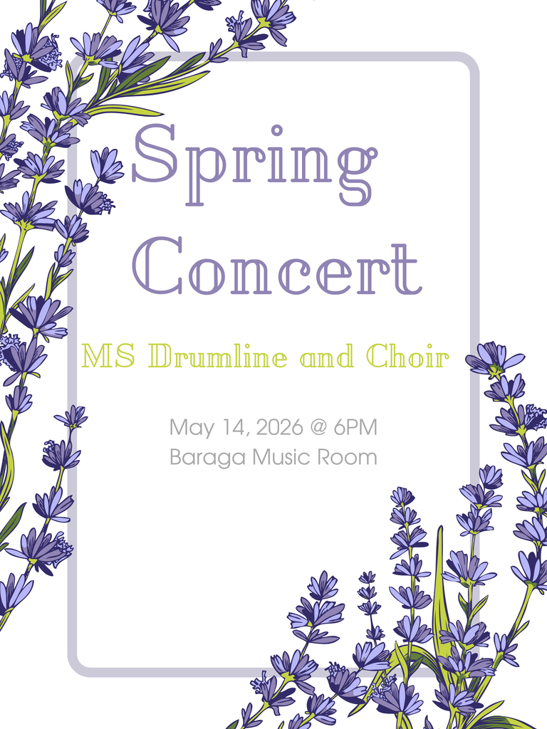 spring choir/drumline concert may 14th @ 6