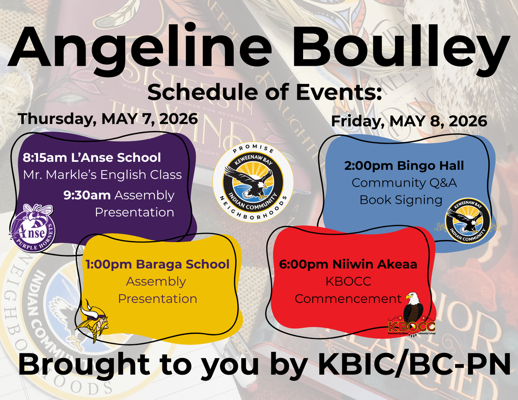 Angeline Boulley assembly 5/7/26 1pm