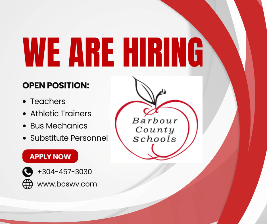 Image advertising job availability for Barbour County Schools
