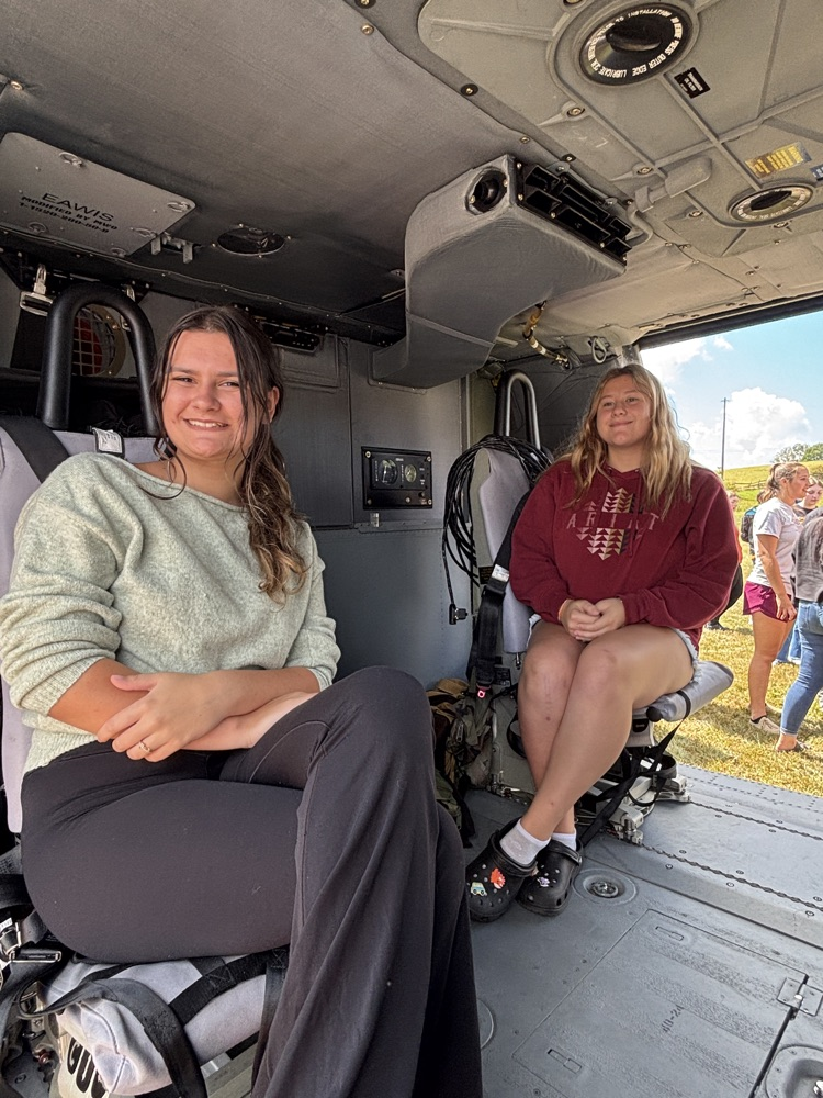 students black Hawk helicopter