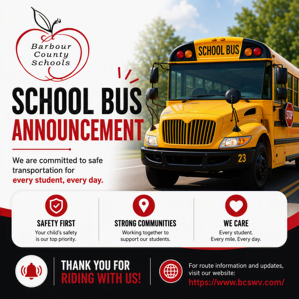 school bus announcement