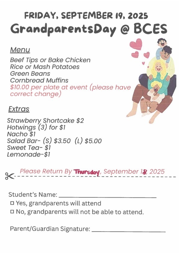 Please feel free to to join us for our Grandparents Day! 