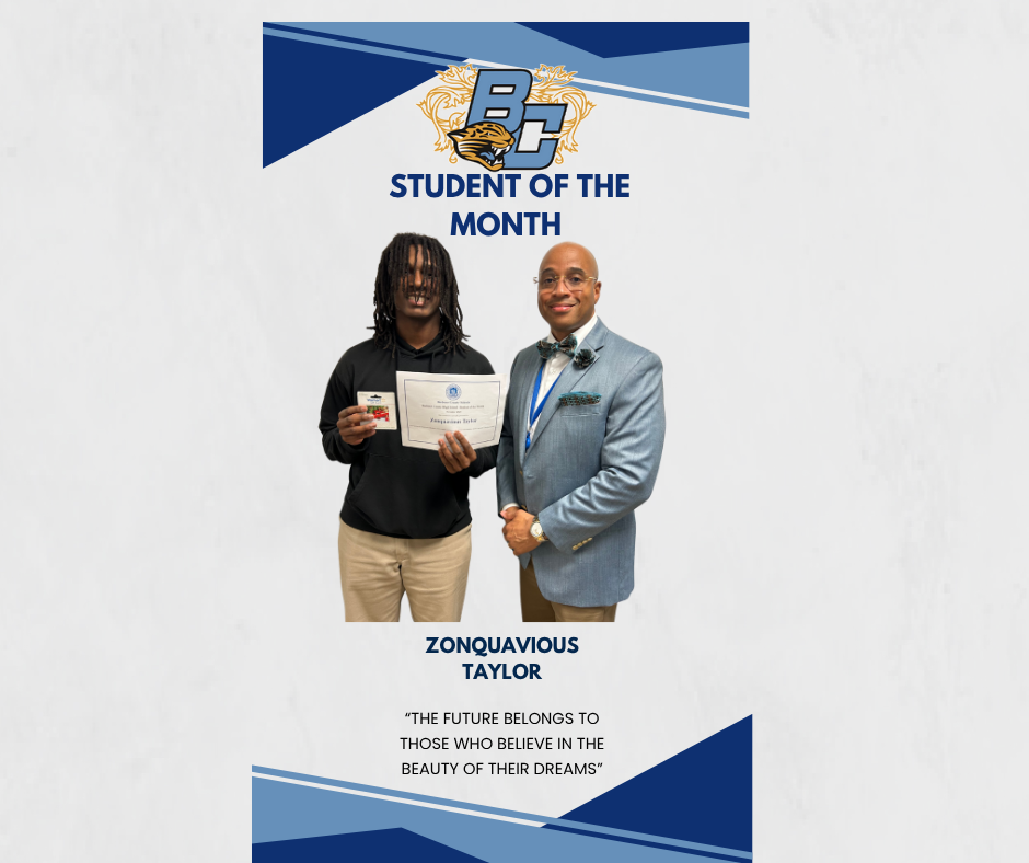 Student of the Month: Zonquavious Taylor