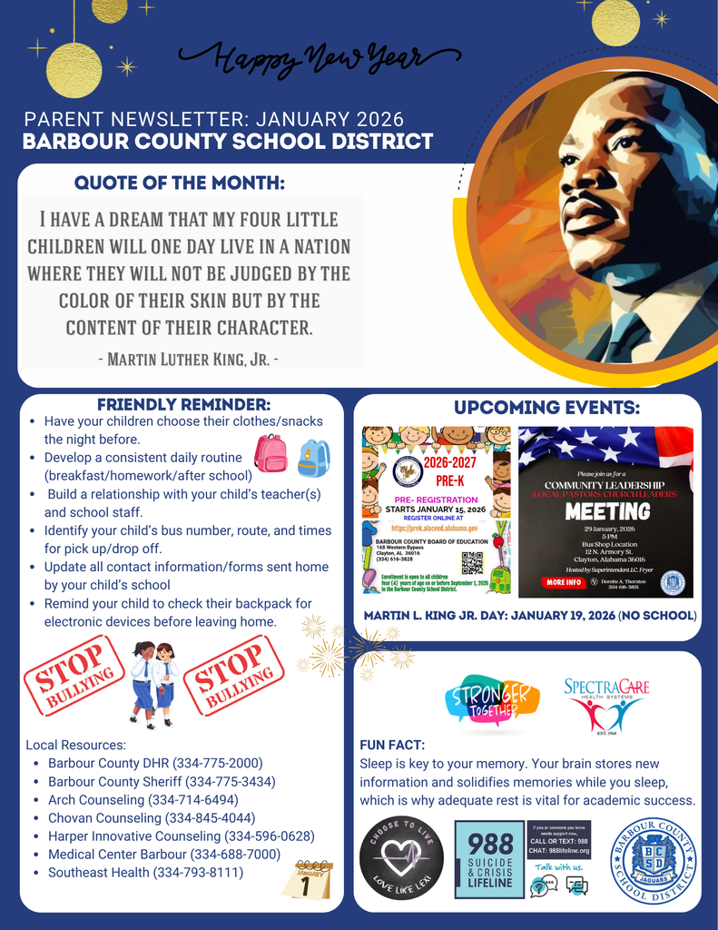 January Parent Newsletter