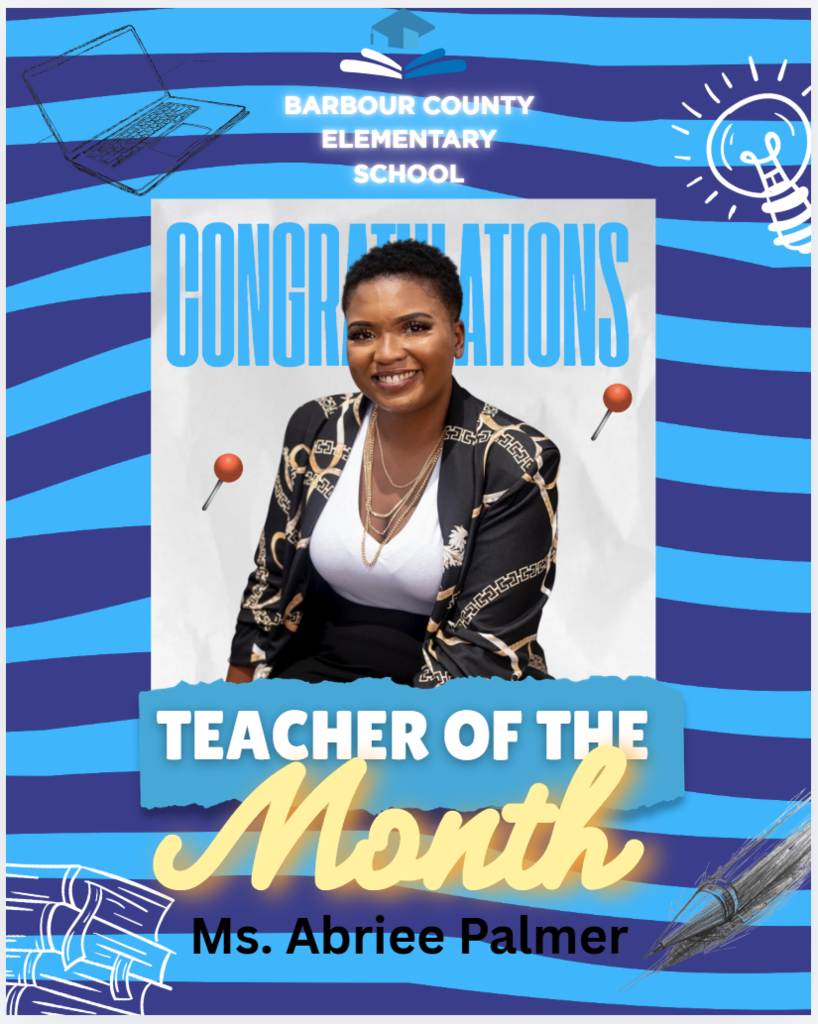 teacher of the month