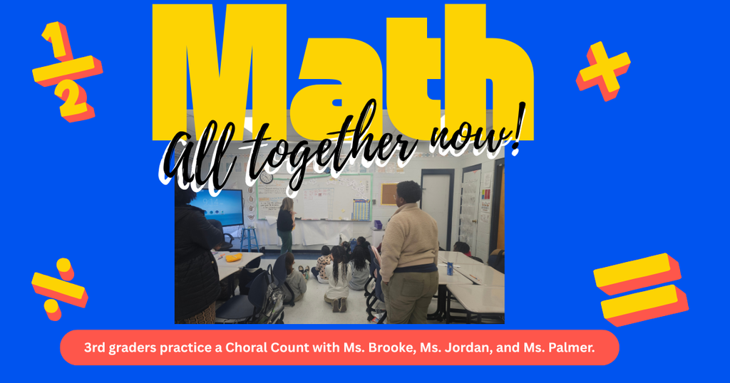 students practice choral math