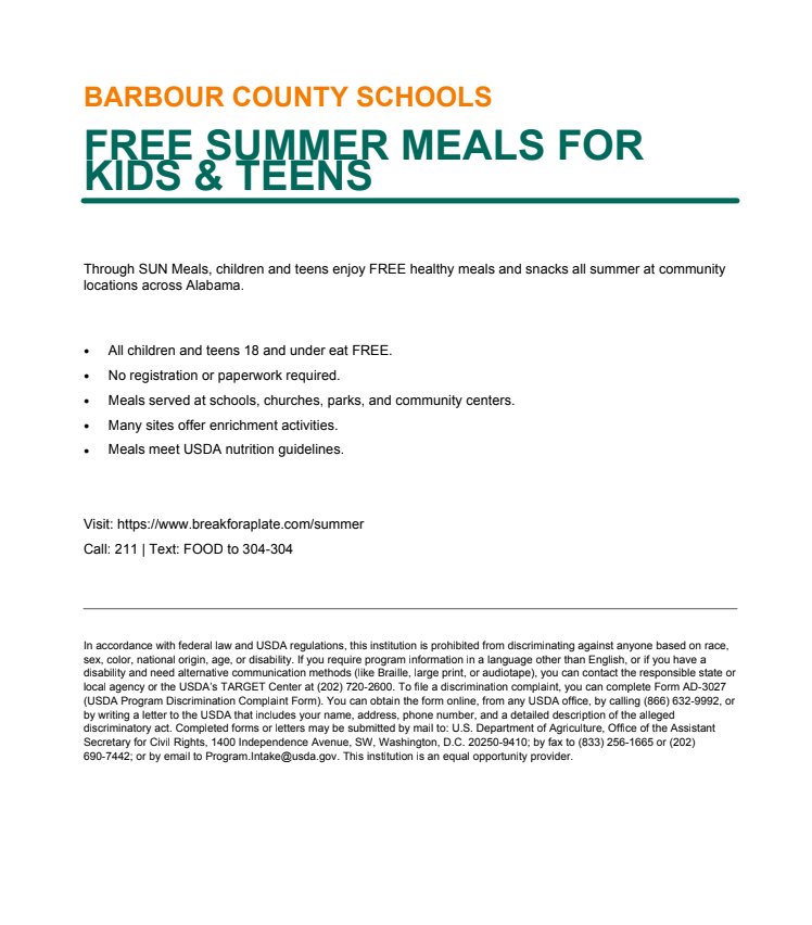 summer meals