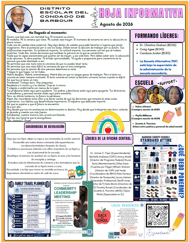 Spanish August Newsletter