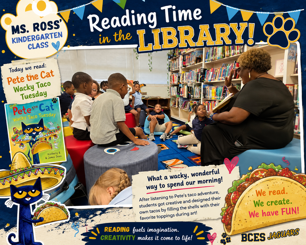 Students enjoy reading on the carpet