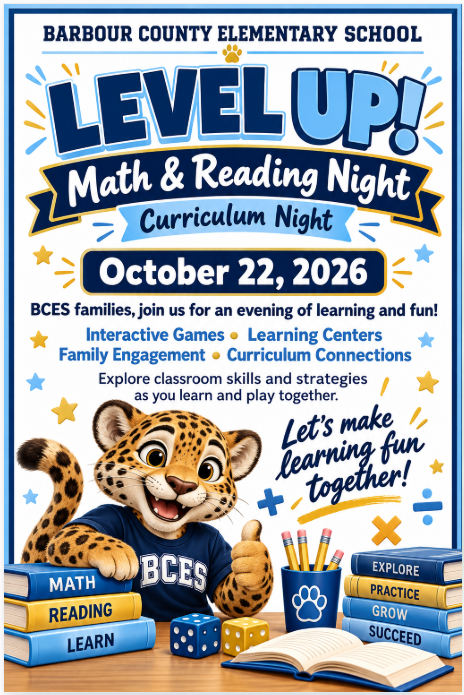 math and reading night announcement