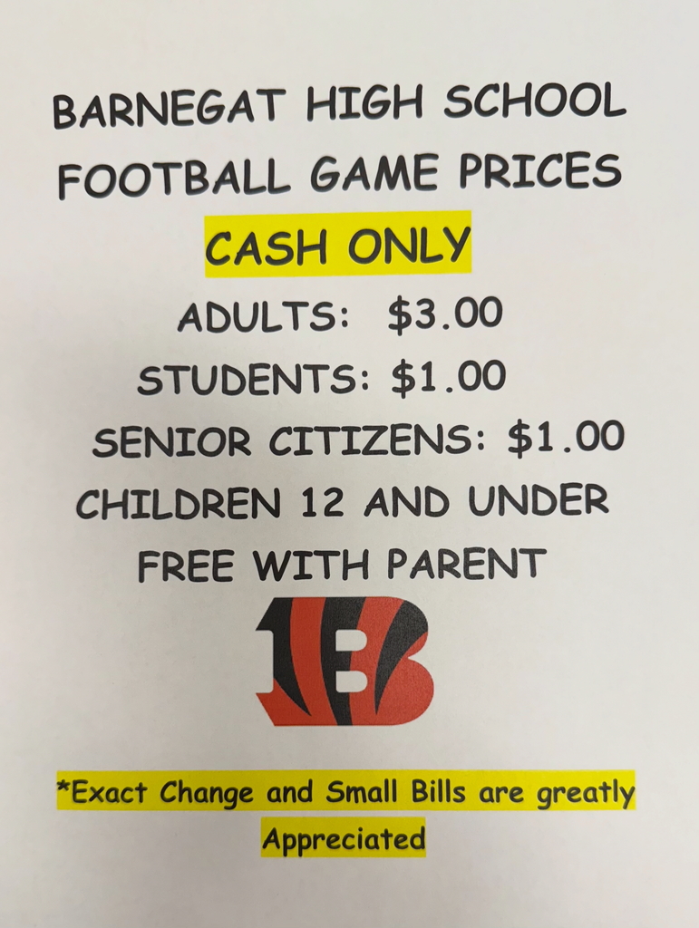 Image of the prices for BHS football games. 