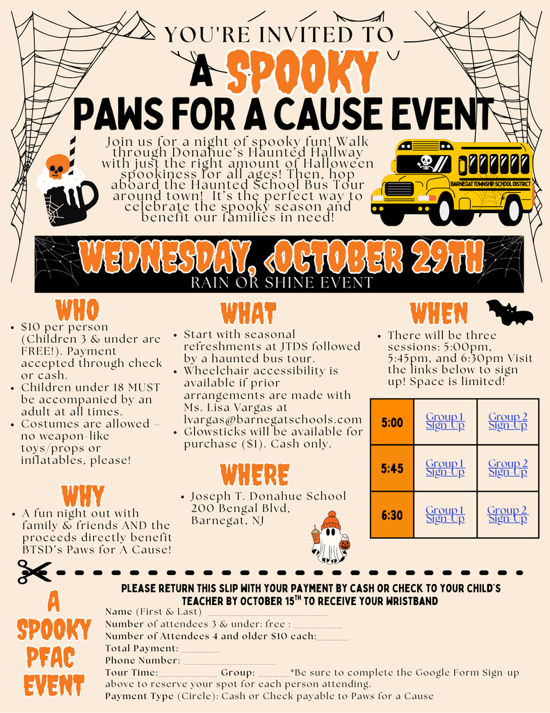 PFAC Halloween Event Flyer