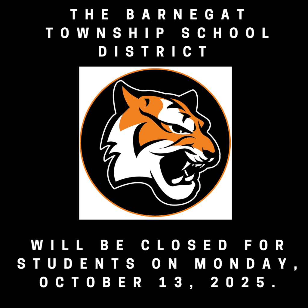 Image of a bengal tiger face stating that the schools will be closed Oct. 13th