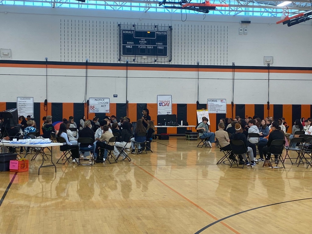 Image of the students interacting during a small group activity. 