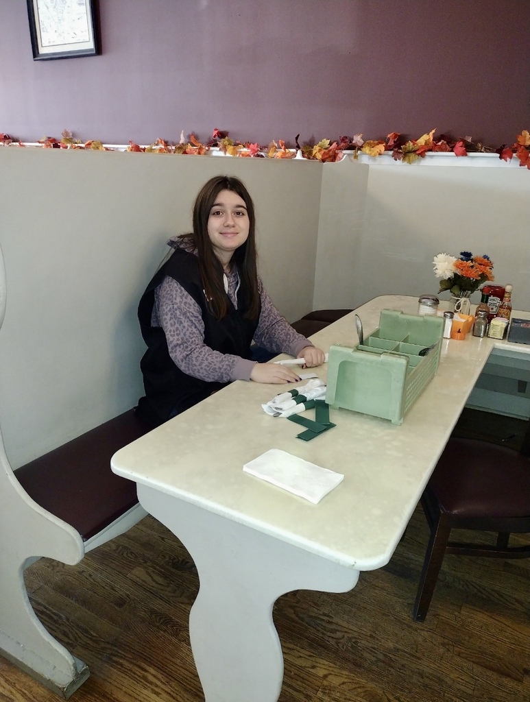 Image of BHS student working at Sweet Jenny's.