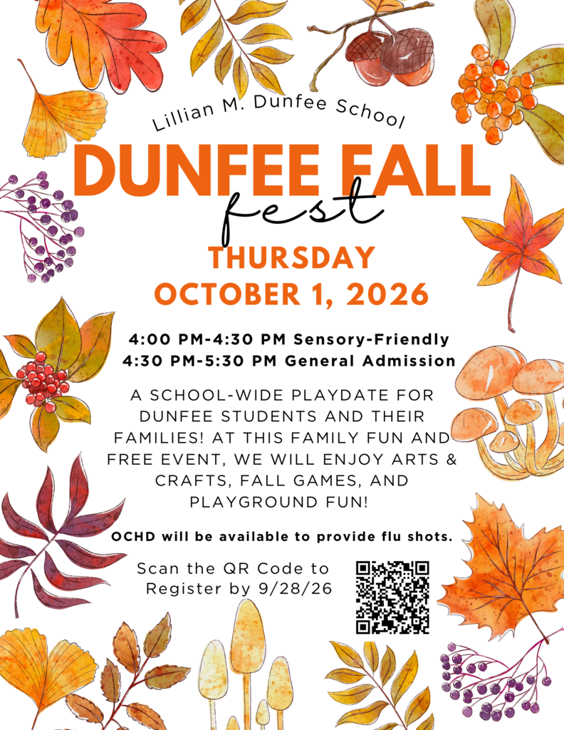 English version of the the Fall Fest flyer with all of the information.