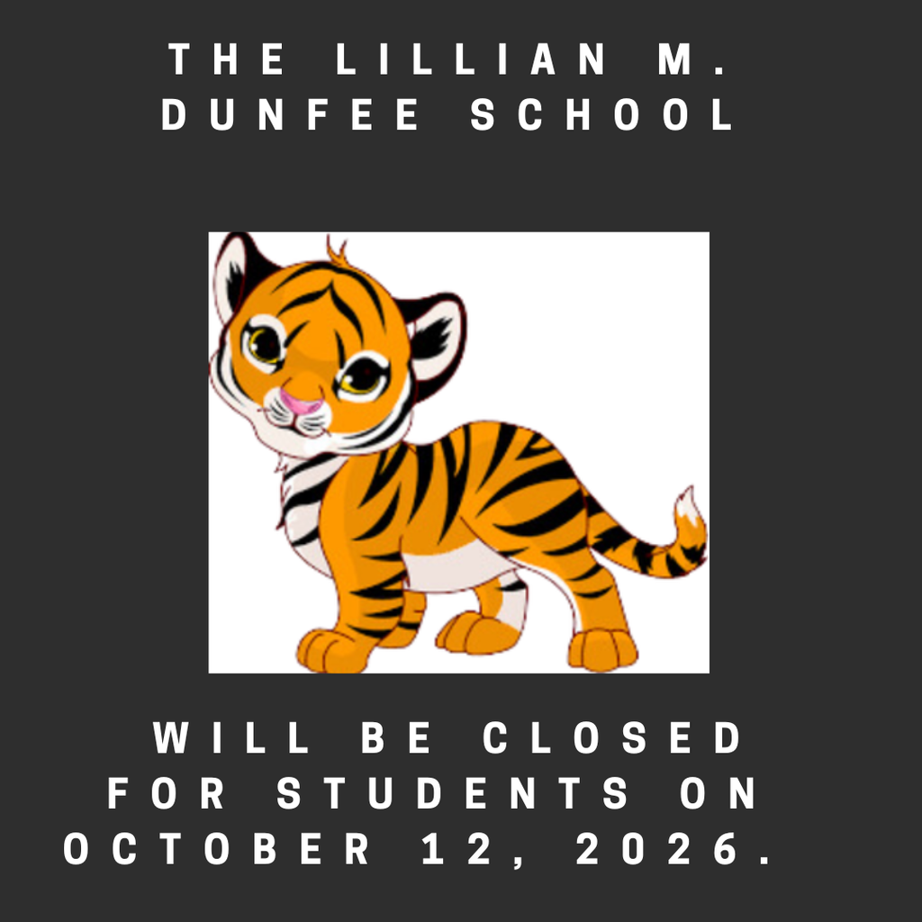 Image stating school closed for students on Monday.