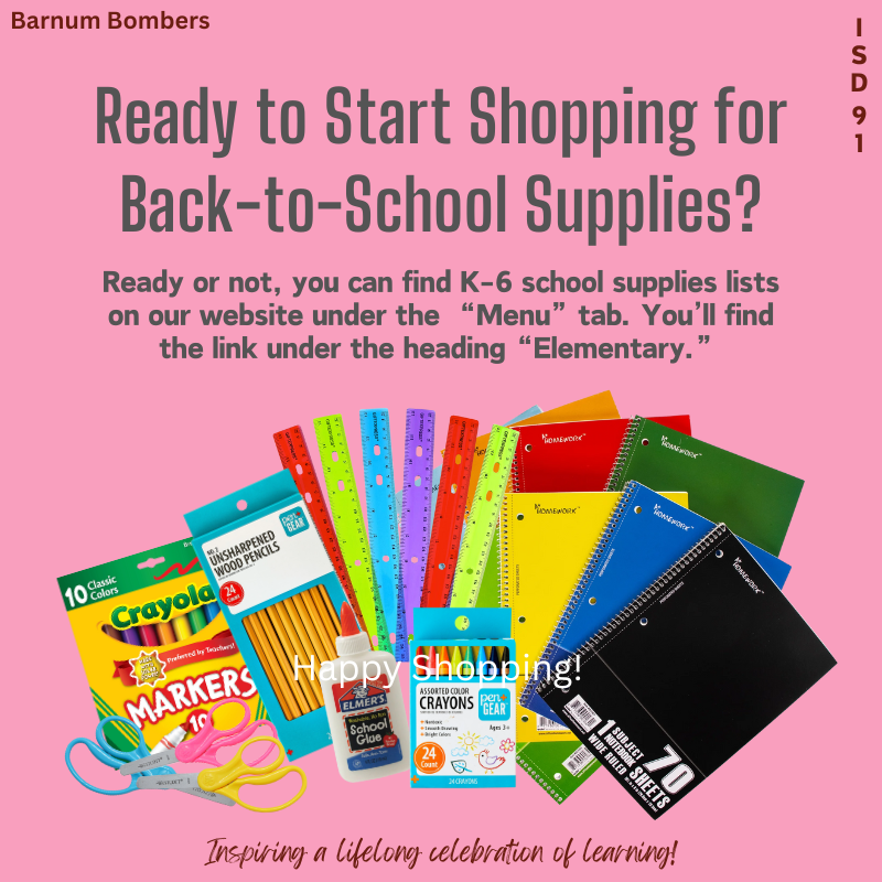 Back-to-School Supplies Lists for K-6