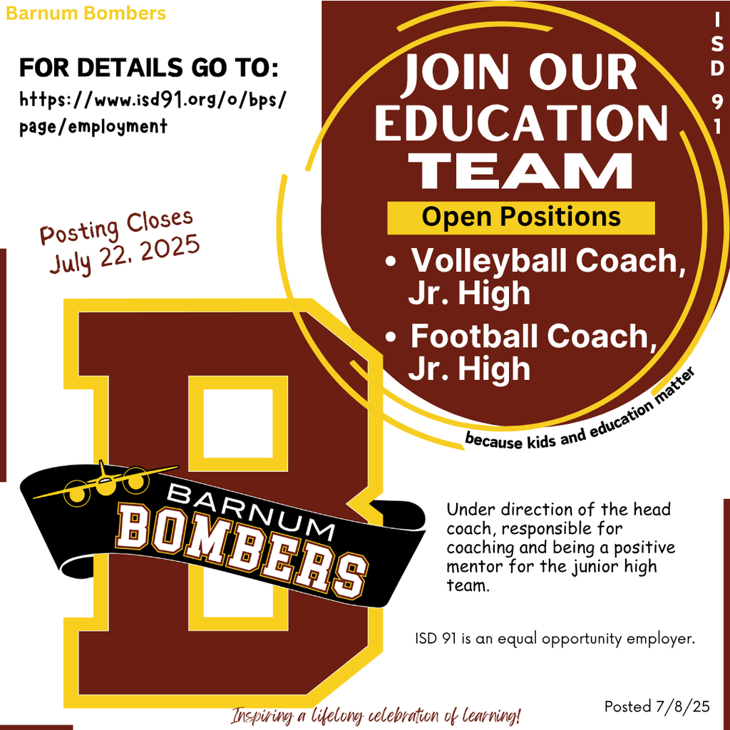 Jr Hi Coaches Help Wanted