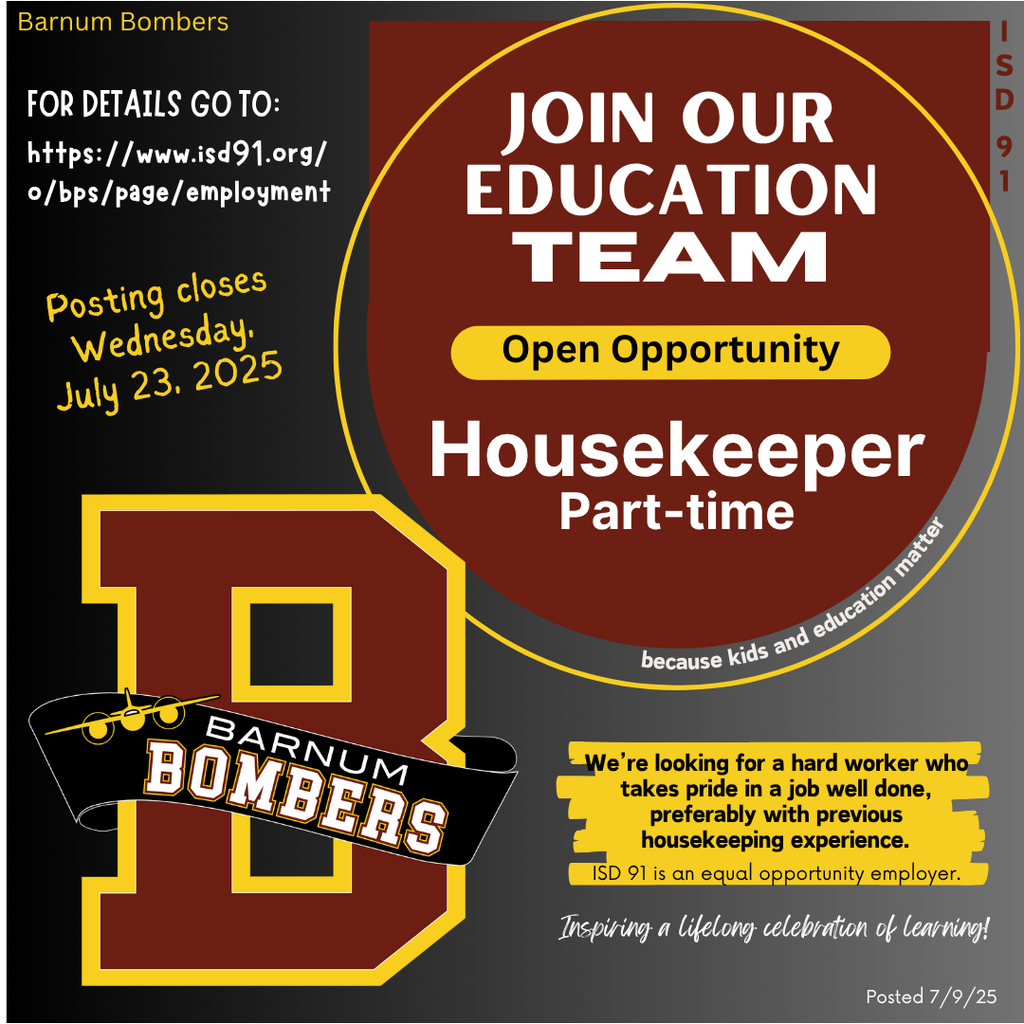 Join Our Team - Housekeeper