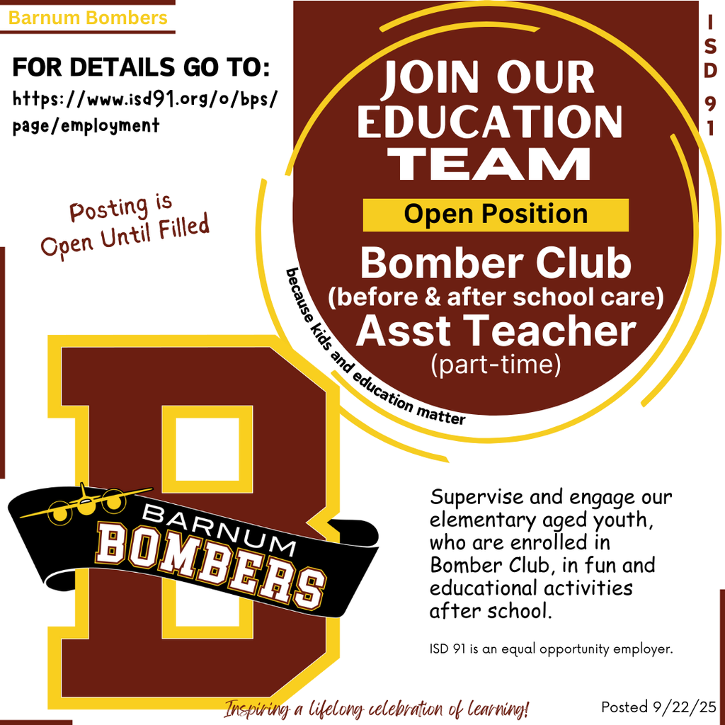 Join Our Team - BC Asst Teacher