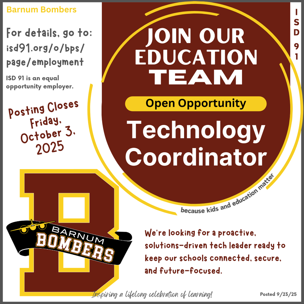 Technology Coord Help Wanted