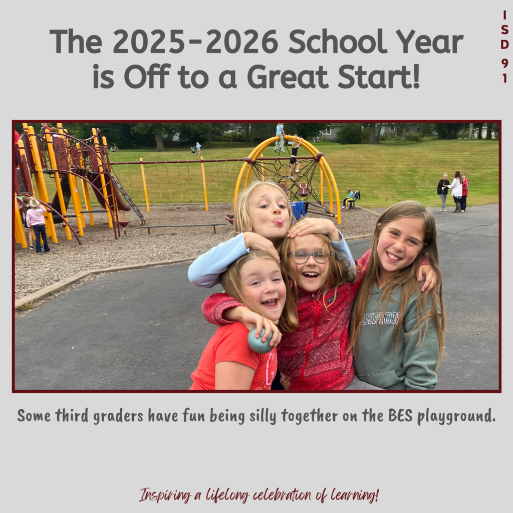 4 girlfriends out on playground being silly