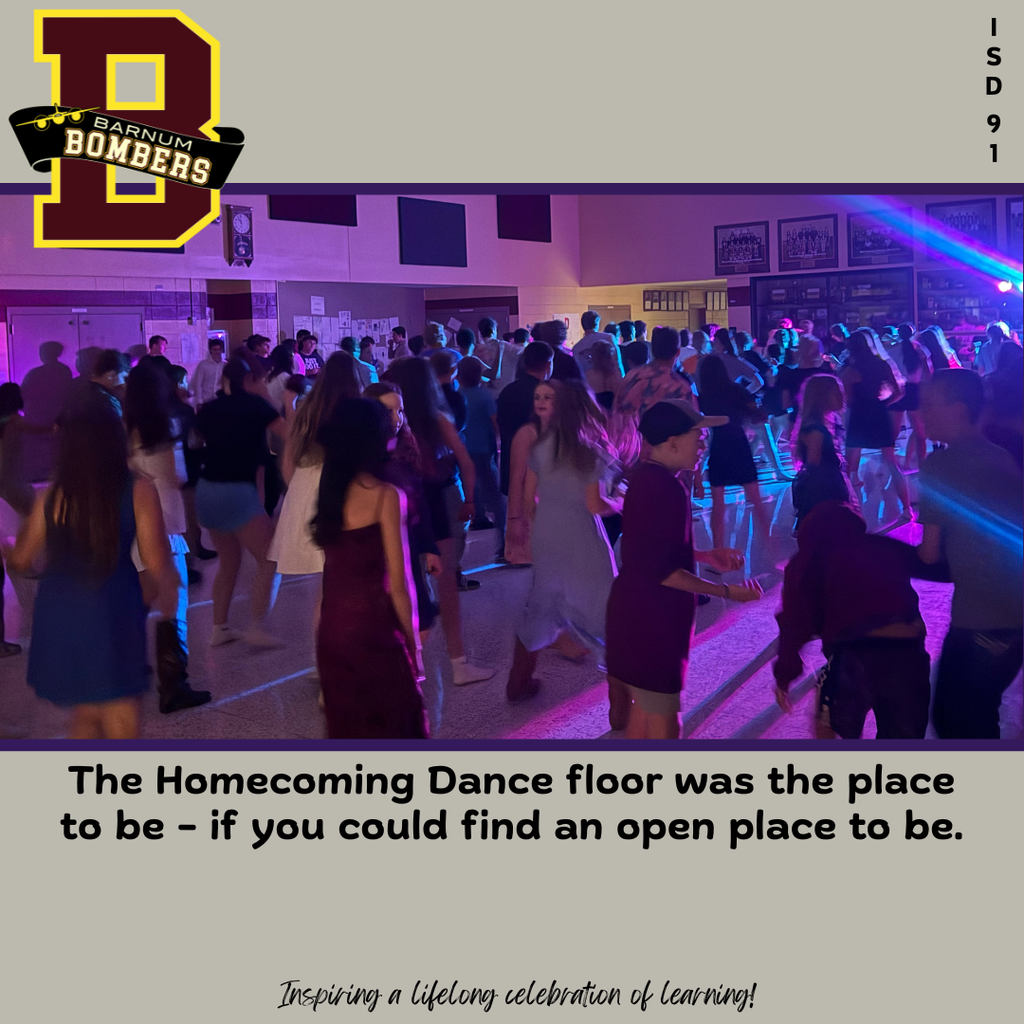 Students dancing at the Homecoming 2025 Dance